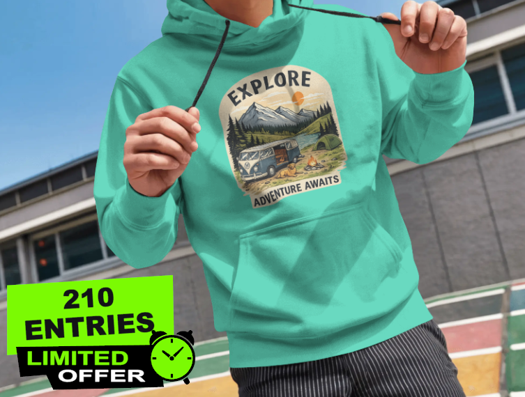 Explore Hoodie β Adventure Awaits