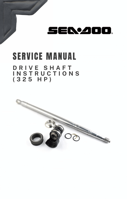 Sea-Doo 325 HP Drive Shaft DIY Service Manual – Step-by-Step Repair Guide