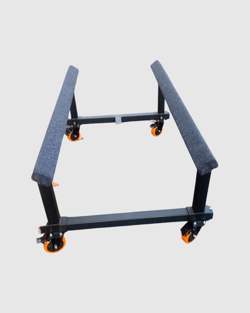 Watercraft PWC Dolly Boat Jet Ski Stand, a versatile and durable stand designed to transport and store personal watercraft. This dolly features sturdy construction and adjustable pads to securely hold the watercraft in place. Ideal for easy maneuvering and convenient storage of jet skis and other small boats.