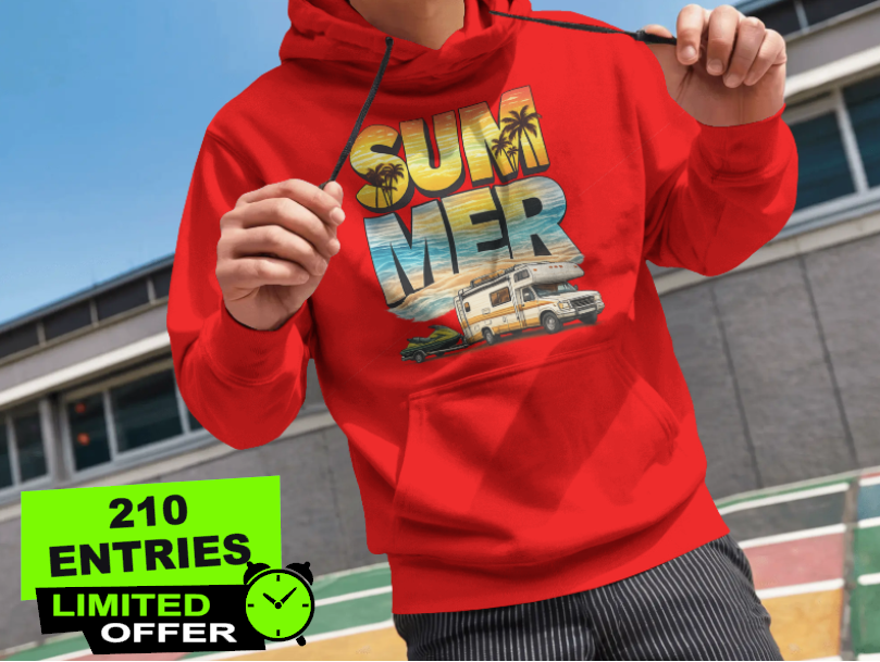☀️ SUMMER Hoodie – Road Trip Edition