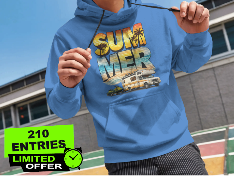 ☀️ SUMMER Hoodie – Road Trip Edition