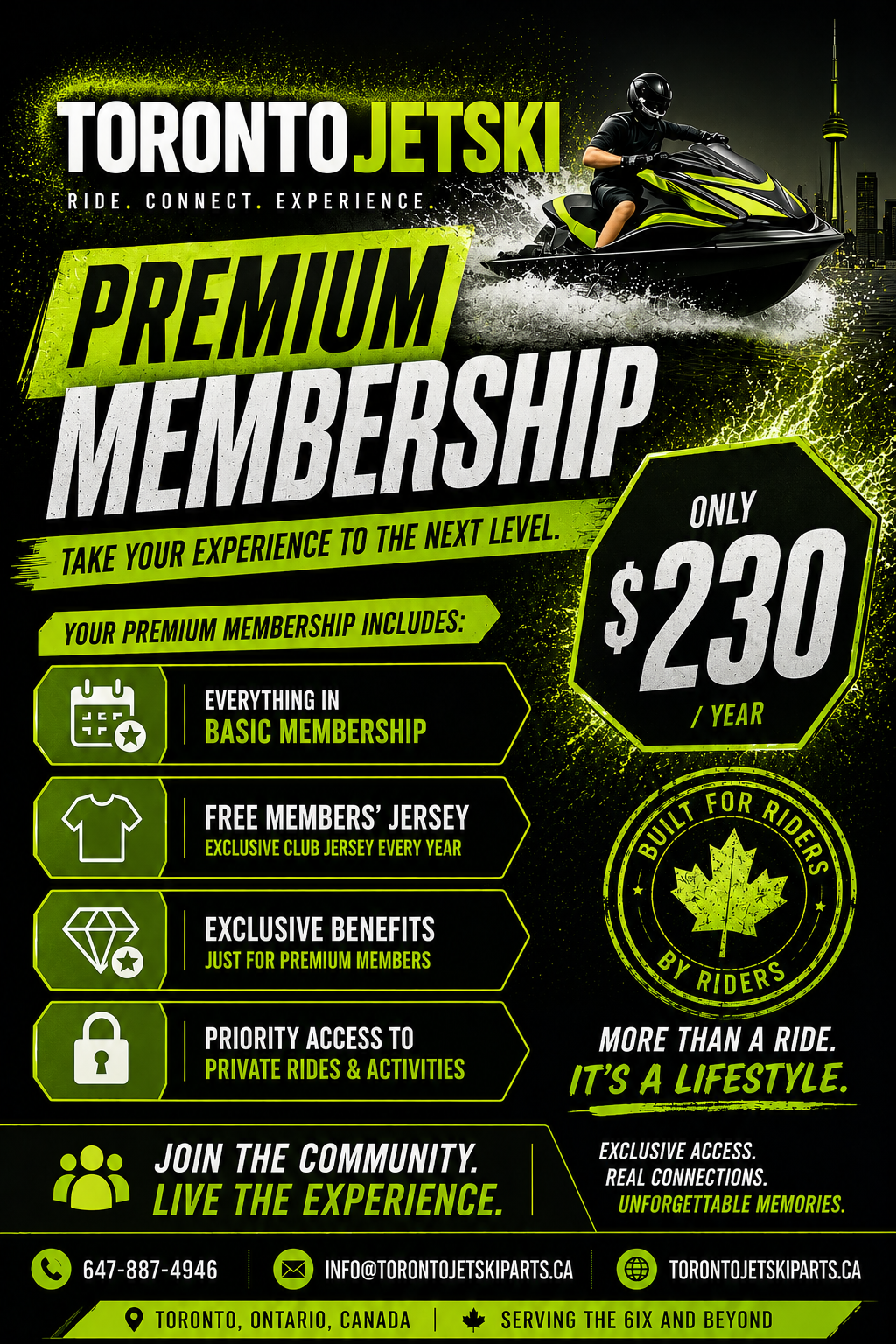 “You’re Not Just Any Member You’re a Premium Member.”