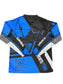 Back view of the New Design Toronto Jet Ski Jersey in deep blue and black color scheme. The back of the jersey features a bold black image of the Toronto skyline, adding a distinctive and stylish touch. The material is lightweight and breathable, perfect for high-performance jet skiing.