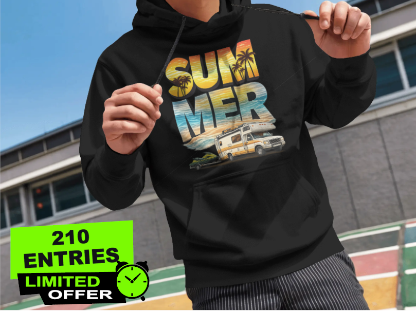 ☀️ SUMMER Hoodie – Road Trip Edition