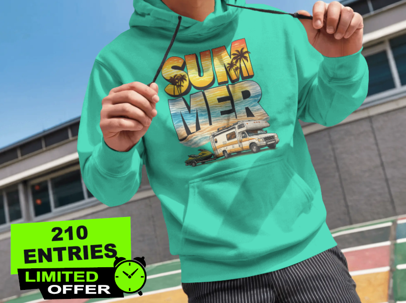 ☀️ SUMMER Hoodie – Road Trip Edition