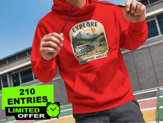 Explore Hoodie – Adventure Awaits