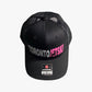 Toronto Jet Ski Snapback Trucker Hat in Black: This sleek black hat showcases the 'Toronto Jet Ski' logo embroidered in vibrant pink, adding a pop of color to its sophisticated design. The snapback closure ensures a comfortable fit for all-day wear, making it a stylish and practical accessory for your watersport adventures.
